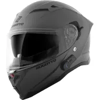 Bogotto H153 BT Mat Grijs Bluetooth Helm Maat S