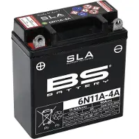 Bs Battery BS Batterij: Fabrieksgeactiveerde, onderhoudsvrije SLA-batterij - 6N11A-4A
