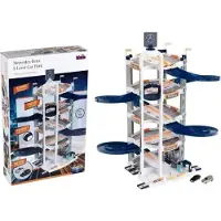 Mercedes Theo Mercedes-Benz-parkeergarage met 5 verdiepingen - 55x55x85 cm - wit blauw