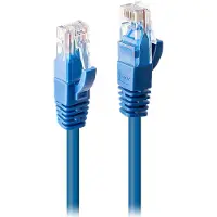 Lindy UTP Category 6 Rigid Network Cable 48016 Blue 50 cm