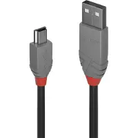 Lindy Kabel USB 2.0a naar Mini USB B LINDY Zwart 2 m