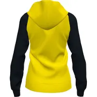 Joma Academy Iv Full Zip Sweatshirt Geel,Zwart S Man