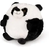 Cozy Handwarmer Panda Zwart / Wit Onesize D 35 H 35 Cm