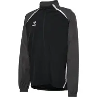 Hummel Sportjas 'Lead 2.0' donkergrijs / zwart / wit