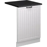 Vicco Fame-Line Vaatwasserfrontpaneel – 60 cm, WB Antraciet Wit Landhuis