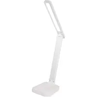Emos LED oplaadbare bureaulamp AMY, 6W, 200lm, 800mAh Li-Ion batterij, brandduur 35 uur, telefoonhouder, dimbaar, instelbare kleurtemperatuur, 1,2 meter USB-kabel, Z7631