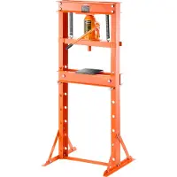 Vevor 20 t hydraulische werkplaatspers (H-frame) met persplaat en driehoekige ondersteuning