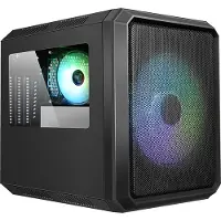 ITek QBO 8 EVO, PC, Zwart, Micro ATX, Mini-ATX, Acryl, Metaal, Gaming, 18 cm