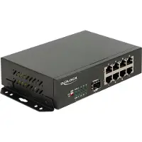 DeLOCK - Switch - 8 x 10/100/1000 + 1 x SFP - Voor desktopgebruik