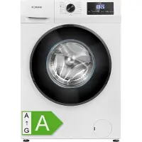 Bomann WA 7175 W Wasmachine - 7KG - 1400 toeren - 15 programma's - Stoomfunctie - Energieklasse A - 10 jaar motorgarantie