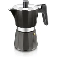 Big Buy Cooking Italiaanse koffiemachine, Black Edition, merk BRA