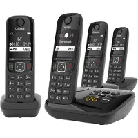 Gigaset Draadloze telefoon AS690A Quattro Zwart