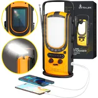Extralink Noodradio op zonne-energie 6000 mAh, Dynamo, Powerbank, SOS-lamp
