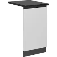 Vicco R-Line Vaatwasserfrontpaneel – 45 cm, WB Antraciet Wit