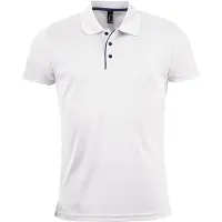 Sols Heren Performer korte mouw Pique Polo Shirt (Wit)