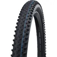 Schwalbe Racing Ray, 27,5 inch, mountainbikeband, tubeless band, vouwbare bandrand, geschikt voor off-road gebruik, zwart, blauw