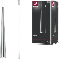 Paulmann Gutta 70929 LED-hanglamp LED LED vast ingebouwd 7 W Aluminium (geborsteld)