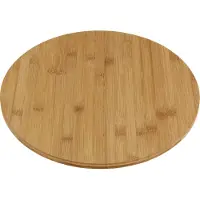 Excellent houseware Draaischotel voor het serveren, , bamboe, 35 cm, bruin