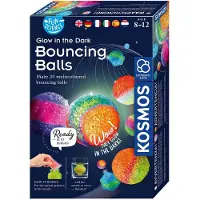 Kosmos Bouncing Balls - Experimenteerset - Maak Je Eigen Stuiterballen - Inclusief Glow-in-the-Dark Effecten en Wiebeloogjes - Tot 20 Stuiterballen - STEM Speelgoed - Vanaf 8 Jaar