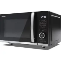 Sharp YC-QS204AE-B Flatbed magnetron 20ltr - zwart