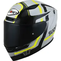 Suomy Track 1 Ninety Seven ECE 22.06 Grijs Zwart Integraalhelm Maat L