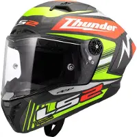 LS2 Ff805 Thunder Gp Aero Replica Gregg Black Integraalhelm