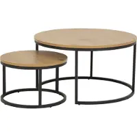 Ebuy24 by fonQ Lowen Salontafel Set van 2 - Bruin