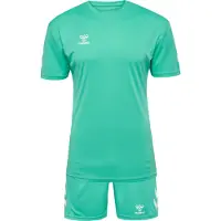 Hummel Trainingspak aqua / wit