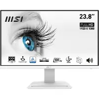 MSI PRO MP243XWDE LCD-monitor Energielabel E (A - G) 60.5 cm (23.8 inch) 1920 x 1080 Pixel 16:9 4 ms HDMI, DisplayPort, Hoofdtelefoonaansluiting IPS LED