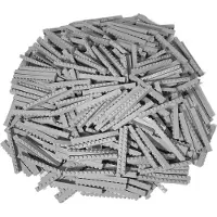 LEGO 1x12 steen, hoge steen, lichtgrijs - 6112, NIEUW! Aantal: 25 stuks