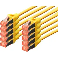 Digitus DK-1644-020-Y-10 netwerkkabel Geel 2 m Cat6 S/FTP (S-STP)
