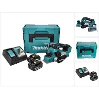Makita DKP 181 RGJ accuschaaf 82 mm 18 V borstelloos + 2x accu 6.0 Ah + lader + Makpac