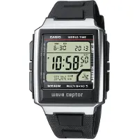 Casio Horloge, Wv-59e-1avef, Zilver, (Digitaal horloge, Radiogestuurde klok, Hybride klok, 39 mm)