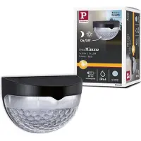 Paulmann 94666 Mimmo Staande lamp op zonne-energie Energielabel: A (A - G) 1.2 W Daglichtwit Zwart