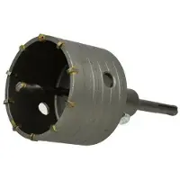 GEKO Holle hamerboor - 80 mm - Voor diverse bouwmaterialen - SDS+ en standaard compatibel