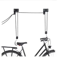 Relaxdays Fietslift, 45kg, fietsophangsysteem, plafondbevestiging, fiets lift
