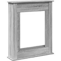 Syfax Haardombouw 75x20x87,5 cm bewerkt hout grijs sonoma eikenkleur