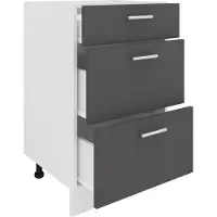 VCM Keuken kast, breedte 50 cm, onderkast, lade, model Esilo