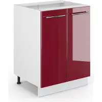 Vicco Fame-Line Keukenonderkast – 60 cm zonder werkblad Bordeauxrode hoogglans
