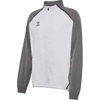 Hummel Sportjas 'Lead 2.0' donkergrijs / zwart / offwhite