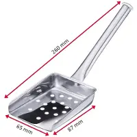 Westmark Frieten-/gebakschep, lengte: 26 cm, roestvrij staal, zilver, 91292270