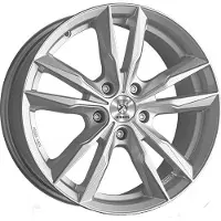 Momo litá kola Fast 7,5x17 5x100 ET 40 glanzend zilver