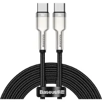 Baseus Cafule Series USB-C naar USB-C Kabel Metaal 100W 2m Zwart