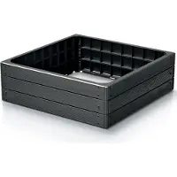 Prosperplast Kweekbak Kweekkader Moestuin Base Woody 76x76x25 ANTRACIET