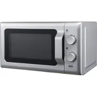 Silva Homeline MWU 20.4 Magnetron Zilver 700 W Geschikt voor onderbouw, Timerfunctie