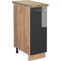 Vicco Fame-Line Apotheekkast – 30 cm, WB Eik Antraciet Hoogglans
