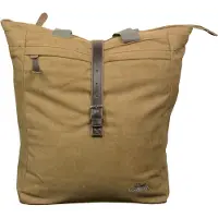 Polydaun fietstas canvas shopper 20 liter 42 x 34 x 14 cm camel bruin