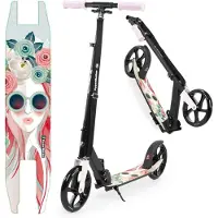 HyperMotion VIBE-scooter met twee wielen voor kinderen vanaf 7 jaar en jeugd, maximale belasting tot 100 kg, aluminium, opvouwbaar, verstelbare stuurhoogte, ABEC-7 lagers, 200 mm wielen