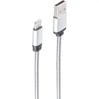 Shiverpeaks BS14-13001 USB-kabel 1 m USB 2.0 USB A Zilver