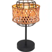 Globo Lighting Tafellamp Gina, zwart, Woon-/ Eetkamer, metaal, Tafellamp